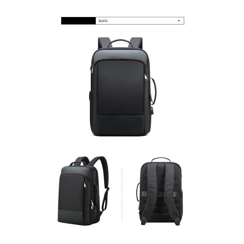Balo laptop 15.6 inch chính hãng BOPAI có khóa mở rộng phù hợp đi làm, đi công tác, đi du lịch,...