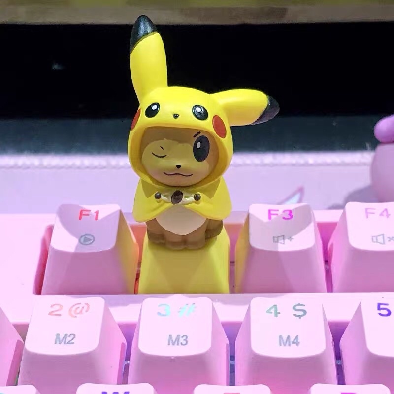 Keycap lẻ một nút hình pikachu