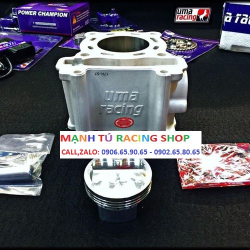 Nòng,lòng kiếng UMA Racing 62mm cho EXCITER