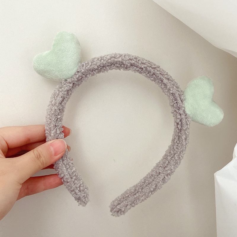 Băng Đô Nhung Lông Họa Tiết Hoạt Hình Phong Cách Hàn Quốc Dễ Thương Dành Cho Nữ