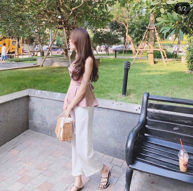 Set áo dây và quần suôn