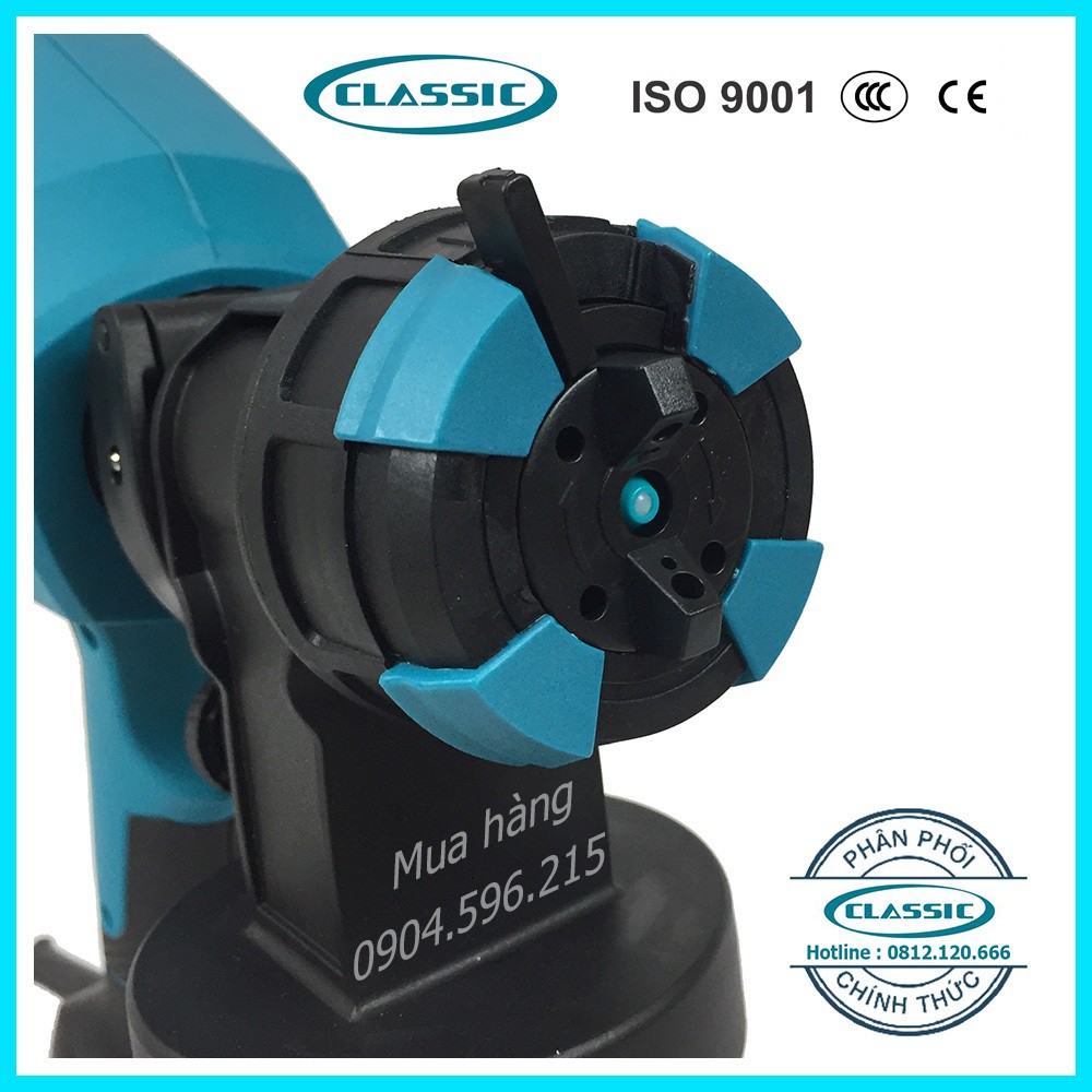Máy Phun Sơn Mini CLASSIC CLA23-800 Công suất 600W, 2 Chế độ phun : Nhanh và Chậm