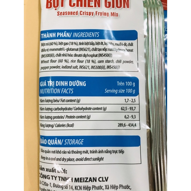 Bột chiên giòn Meizan/ bột năng / bột bắp / bột chiên ngô cho món ăn thêm hấp dẫn