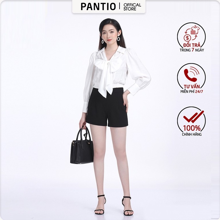 Quần short nữ dáng suông cạp cao FQN3252 - PANTIO