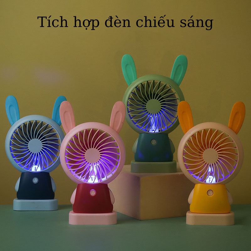 Quạt Tích Điện Quạt Mini Cần Tay Dễ Dàng Mang Theo VTL Shop