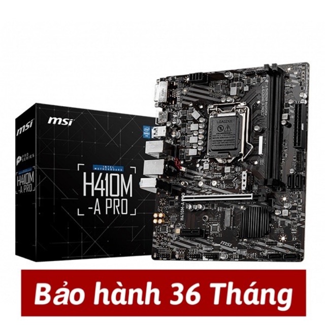 Main MSI H410M-A Pro Mới Bảo Hành 36 Tháng