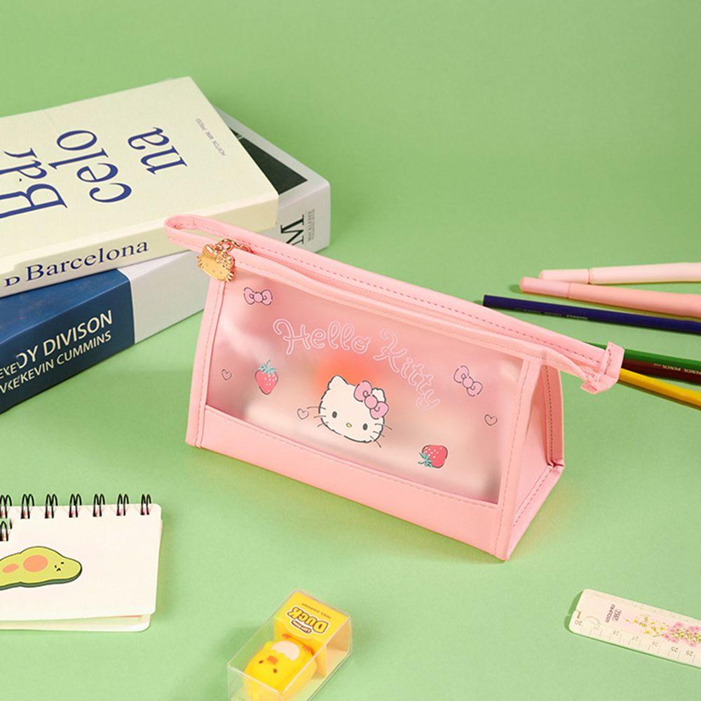 Túi Đựng Mỹ Phẩm / Đồ Trang Điểm Họa Tiết Hello Kitty Dễ Thương
