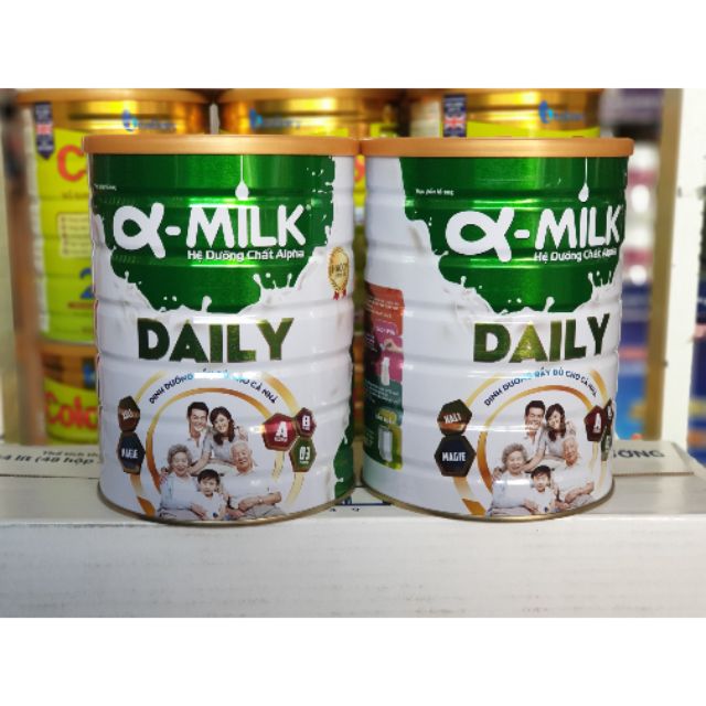 [COMBO 2 LON _GIÁ SỈ] Sữa Alpha Milk dinh dưỡng cho cả gia đình