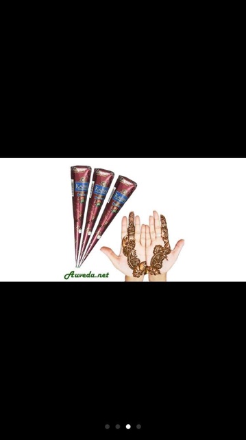 1 Tuýp xăm vẽ HENNA Ấn Độ chính Hãng