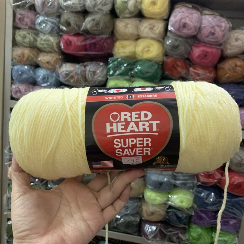 Len Red Heart Super Saver Yarn  198gr Mỹ