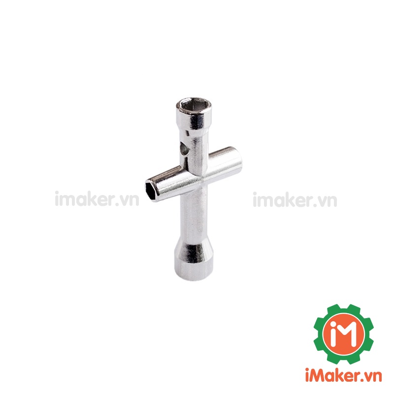 Cờ Lê Hình Chữ Thập Kích Thước 4mm, 5mm, 5.5mm, 7mm - 4 Đầu linh hoạt trong nhiều công việc, Tháo lắp đầu in 3D