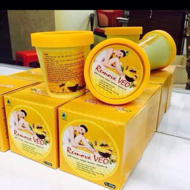 Combo 1 hộp wax lông mật ong Veo và 1 lọ tinh chất triệt lông