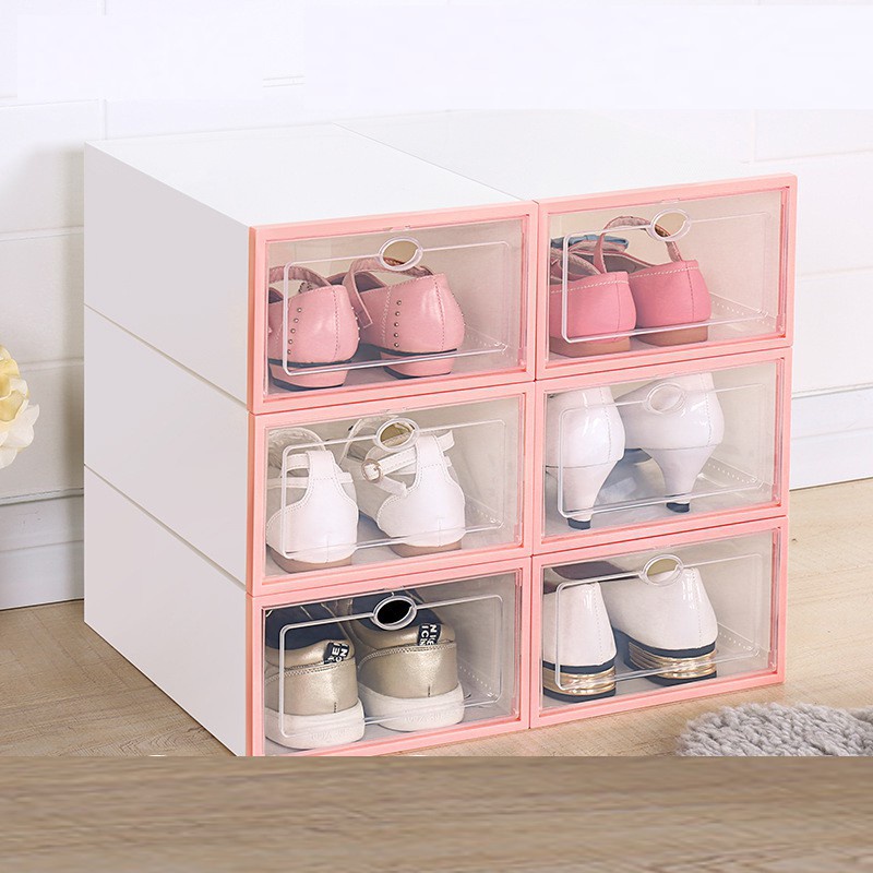 Hộp đựng giày đựng đồ nhựa cứng trong suốt cao cấp xếp chồng tốt - Chịu Lực 4kg  88190 SHIP NHANH 88