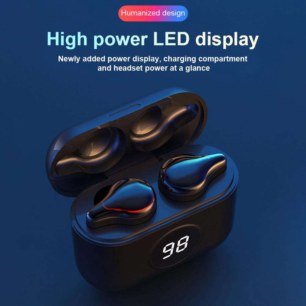 Bộ Tai Nghe Không Dây Bluetooth 5.0 9d Có Đèn Led Chuyên Dụng