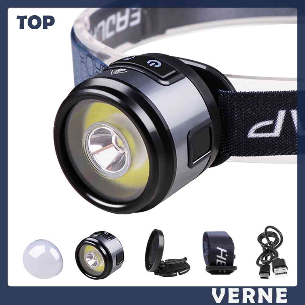 Đèn LED Đội Đầu VERNE 4 Trong 1 Chống Nước XPG + COB