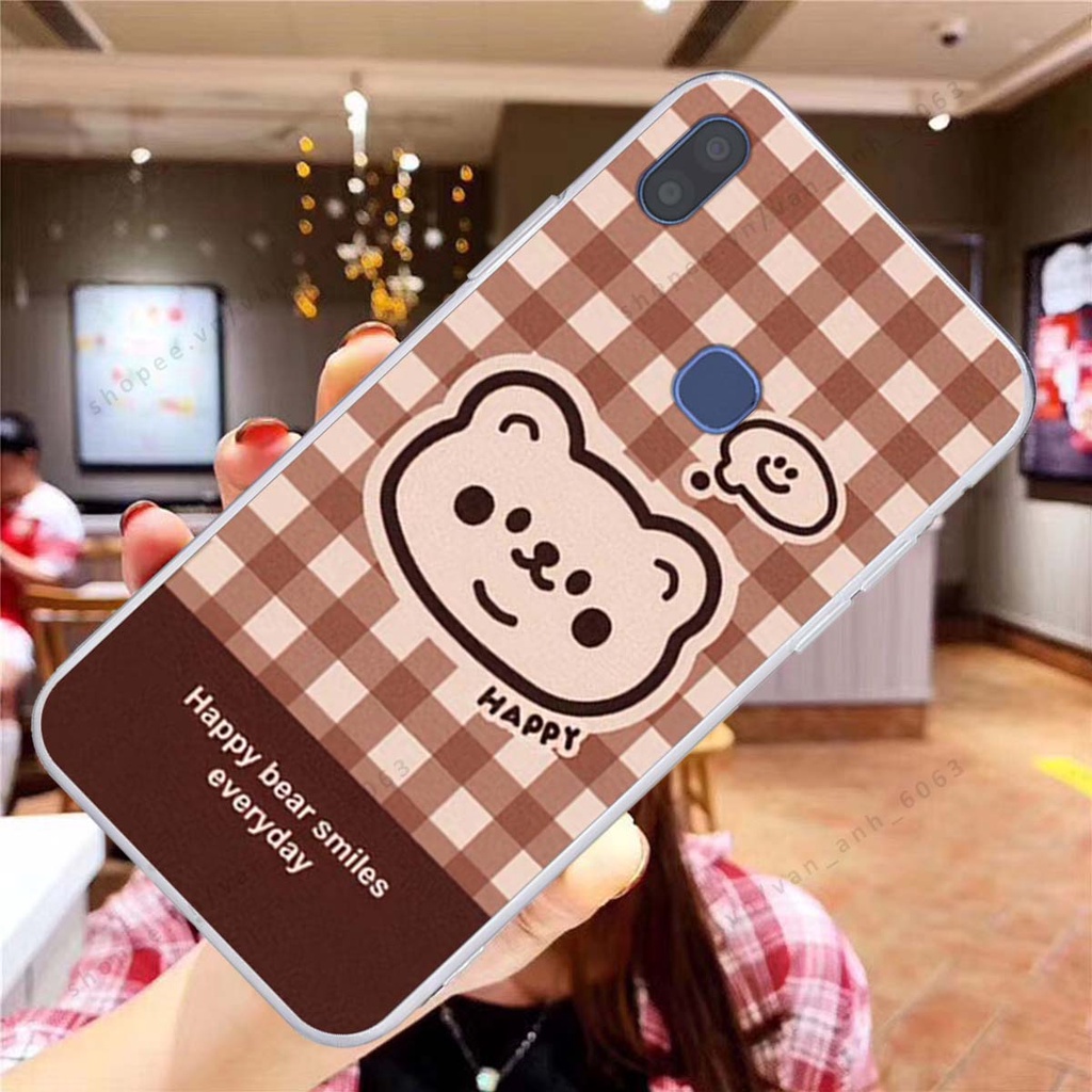 Ốp lưng Vsmart Joy 1 / Joy 1 Plus / Joy1+ in hình hoa, gấu rich bear nghệ thuật, thời trang