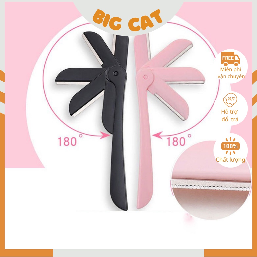 Dao cạo lông mày gấp gọn cực an toàn và tiện dụng. hàng chính hãng cao cấp.