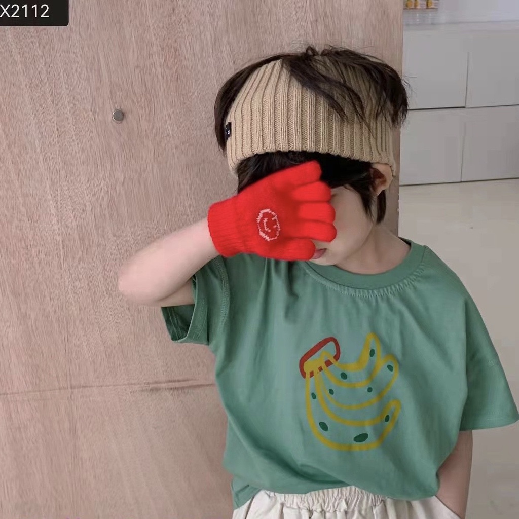 Áo thun cotton quả chuối cute cho bé A760