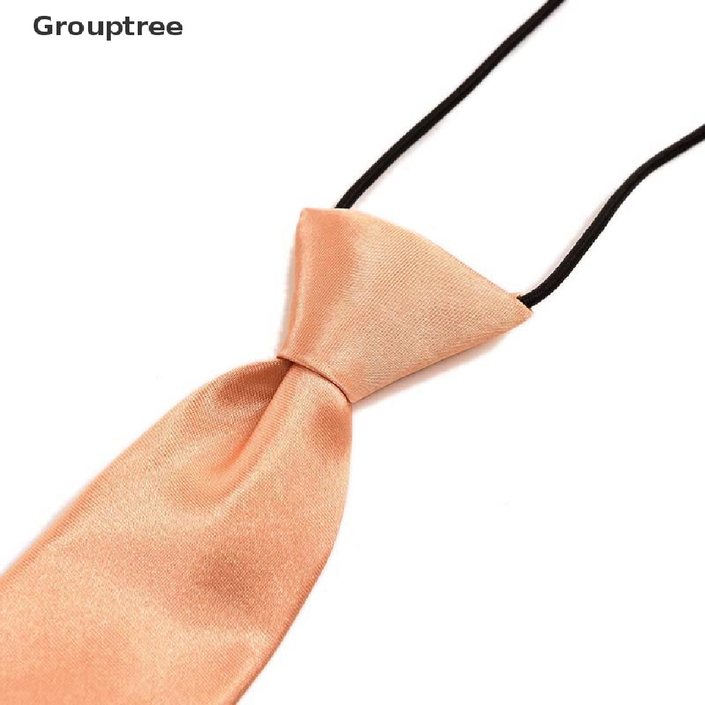 Cà vạt co giãn 11 màu sắc trơn tùy chọn thời trang dành cho bé trai