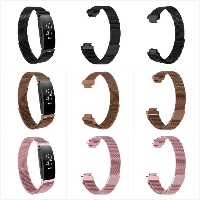 Dây đeo nam châm không gỉ Milanese Magnetic Stainless Strap cho Fitbit Inspire / Inspire HR