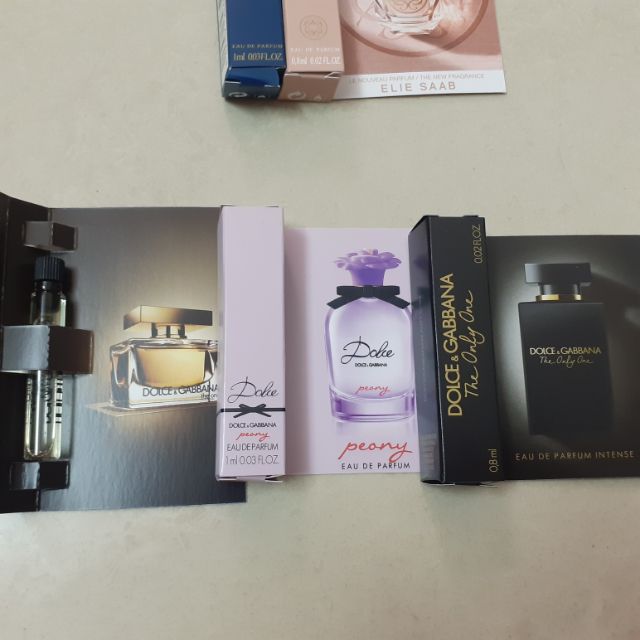 Vial Nước hoa nữ D&G xịn sò