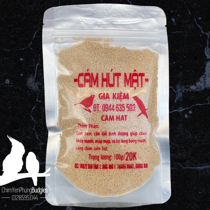 Cám Hút Mật Gia Kiệm (100g) Cám cao cấp dành cho các loại chim hút mật.