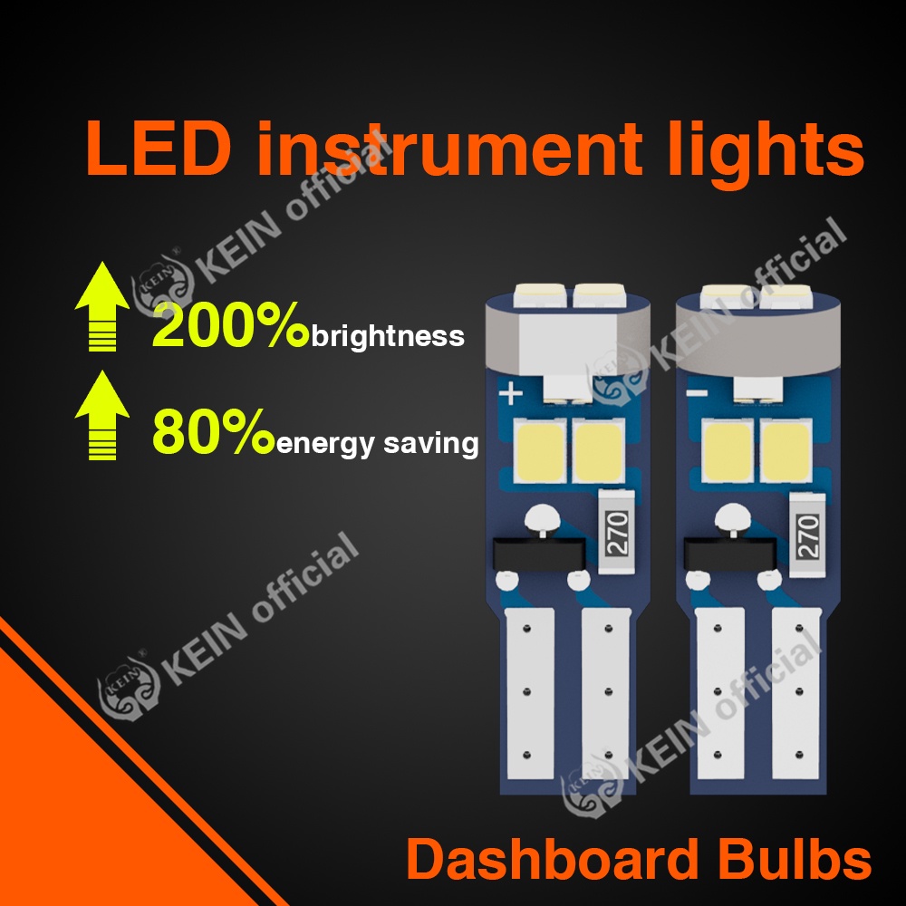 Bóng Đèn Led T5 W3W 73 74 17 27 Chuyên Dụng Cho Bảng Điều Khiển Xe Hơi