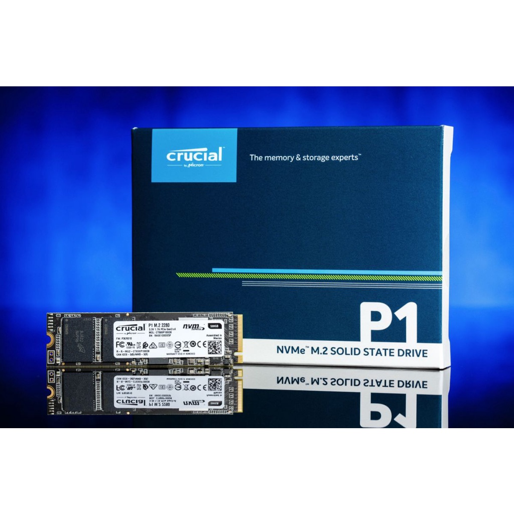 Ổ cứng SSD CRUCIAL P1 - M.2 PCIe NVMe [500GB] | BigBuy360 - bigbuy360.vn