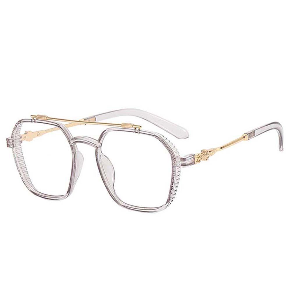 VANES1 Mắt Kính Gọng Vuông Đôi Màu Đen Chống Bức Xạ Cho Nam