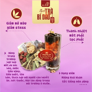 SET TRÀ SÂM BÍ ĐAO HẠT CHIA