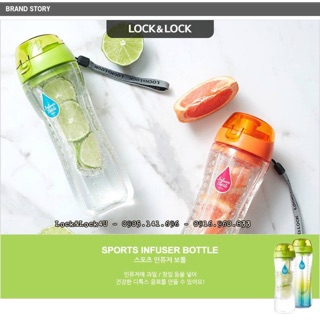 Bình nước detox lock&lock nhựa tritan abf639