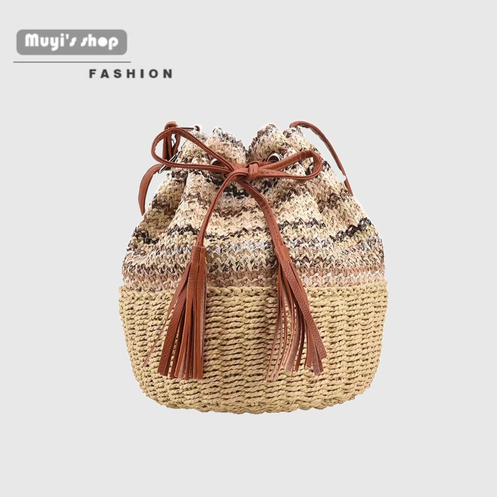 Túi cói Bằng Rơm Thời Trang 2022 Dành Cho Nữ