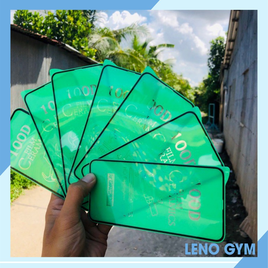 Cường lực iphone Dẻo 100D Full màn - Leno Gym - Iphone 6-6s/7-8/7-8-plus/X-XS/XSMAX/11/11-pro/11-pro-max/12 pro