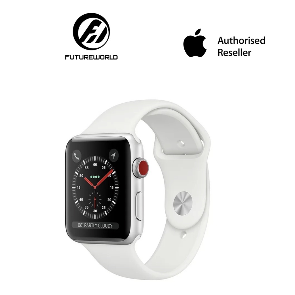 Apple Watch Series 3 GPS + Cellular 42mm viền nhôm dây cao su (MTH12VN/A)