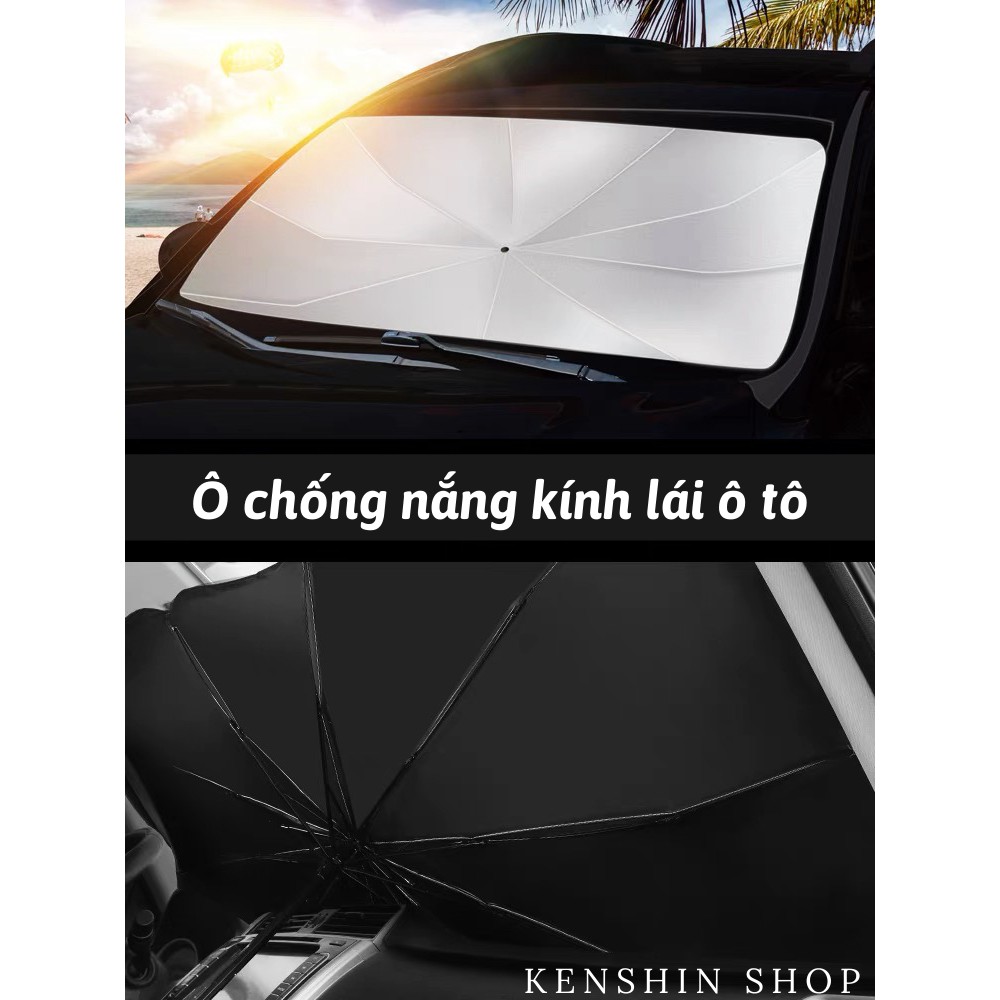 Ô Che Nắng Kính Lái Ô Tô, Dù Che Nắng Ô Tô Tiện Dụng KENSHIN SHOP