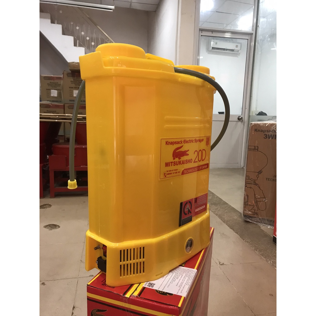 Bình xịt điện khử khuẩn mitsukaisho 20L, bình xịt điện mitsukaisho 20d