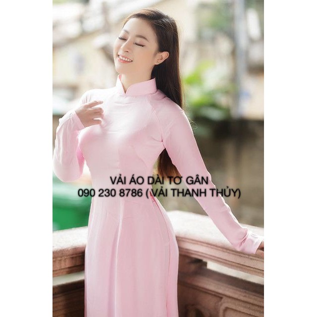 VẢI TƠ GÂN( TƠ NHUNG) MAY ÁO DÀI-DÒNG VẢI TRUNG CẤP