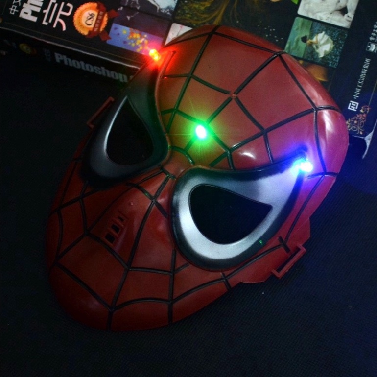 MẶT NẠ Siêu Nhân Avengers Marvel Người Nhện Người Sắt Người Dơi Robot Hóa Trang Halloween cho bé