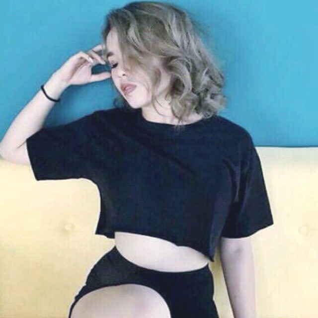 ÁO THUN CROPTOP FULL MÀU (2 loại: cổ tròn và cổ tim)