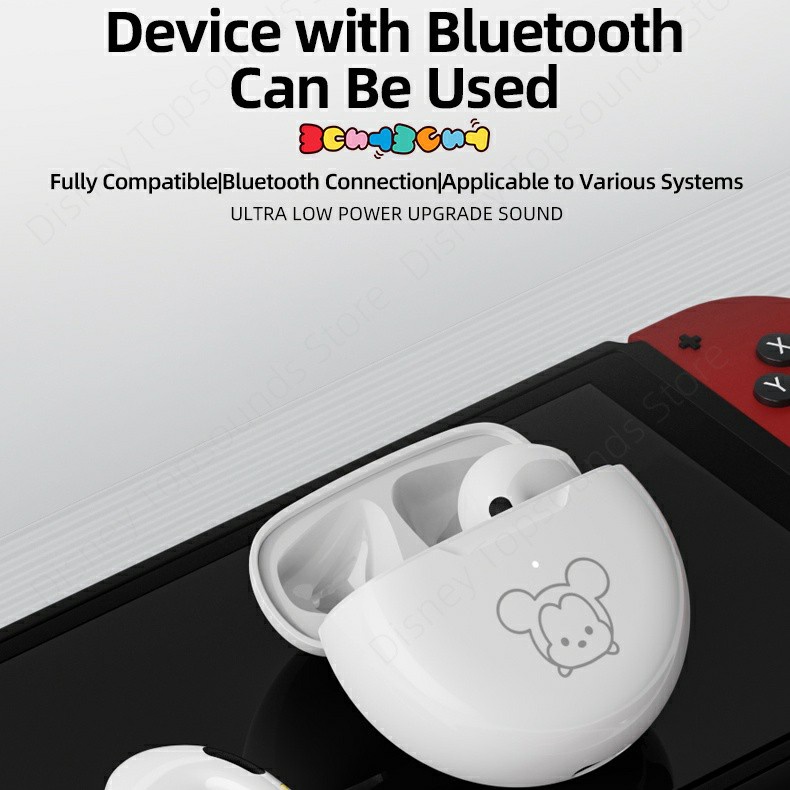 Tai Nghe Bluetooth Disney F9 không dây nhét tai âm thanh nổi thời lượng pin dài với M