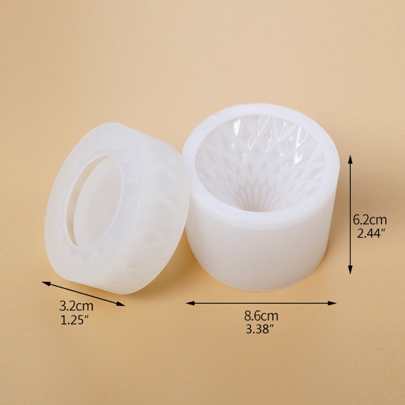 Khuôn Silicone Làm Hộp Đựng Mỹ Phẩm Epoxy DIY Hình Giọt Nước