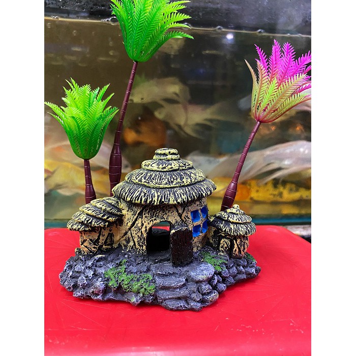 TIỂU CẢNH TRANG TRÍ HỒ CÁ NON BỘ 12X8X18CM