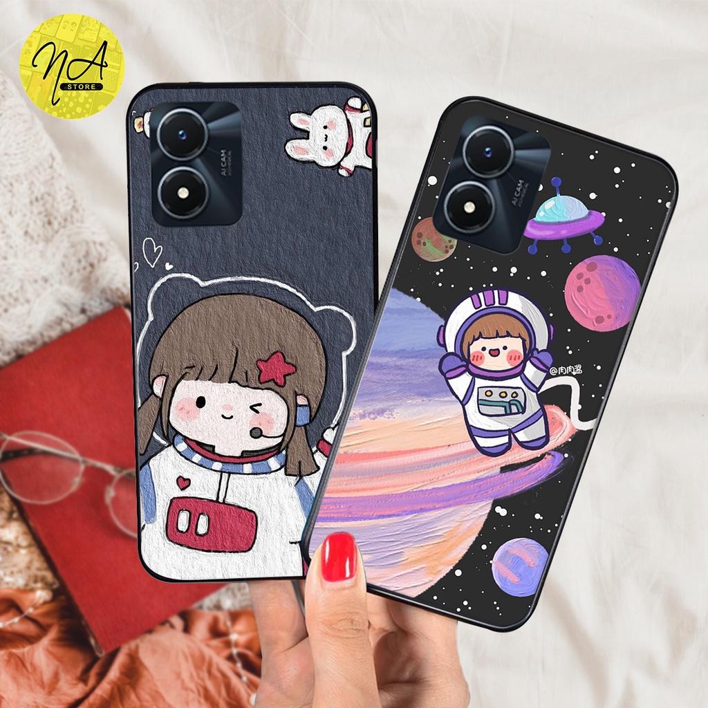 Ốp lưng Vivo Y02S - Vivo Y01 vũ trụ phi hành gia nhiều mẫu đẹp mới nhất