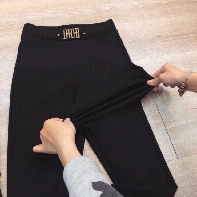 Quần tregging cạp phoi khuyen siêu co dãn