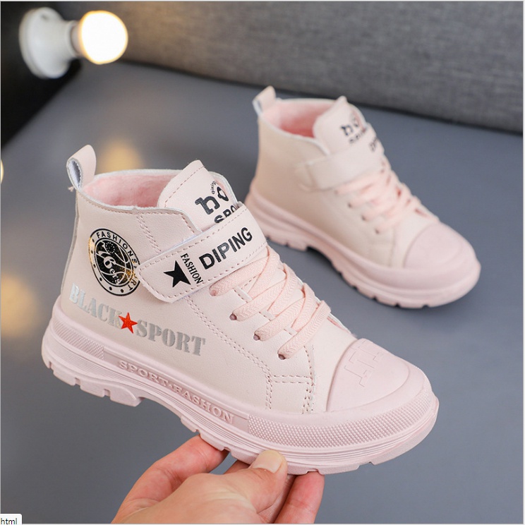 Giày bốt cao cổ bé gái phong cách Hàn Quốc(hàng mới về) B075