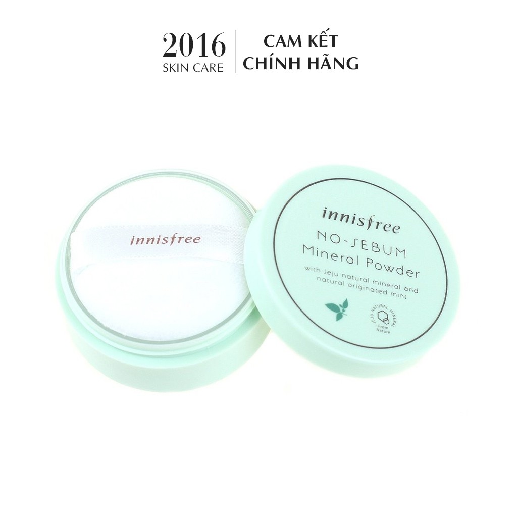 Phấn phủ kiềm dầu No Sebum Moisture Powder 5g không màu, Hàn Quốc - 2016 Skincare