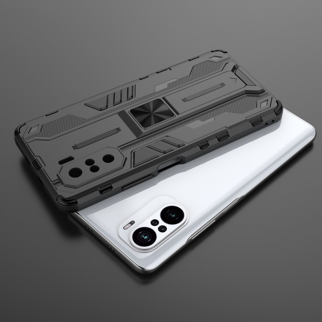 Ốp lưng Xiaomi Poco F3 / Redmi K40 / K40 Pro / K60 / K60 Pro Iron Man Ver 3 chống sốc giá đỡ xem phim thời trang