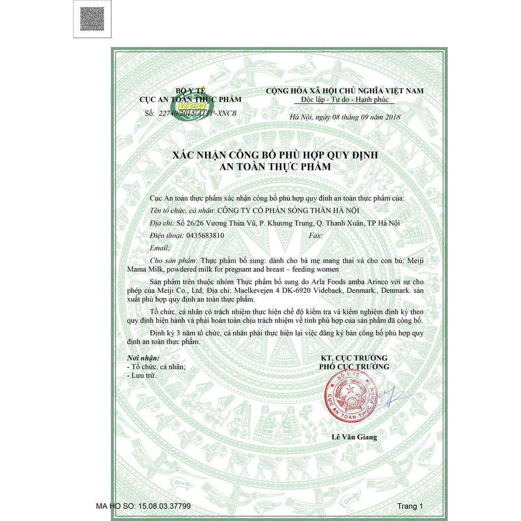 SỮA BỘT MEIJI MAMA MILK 350G