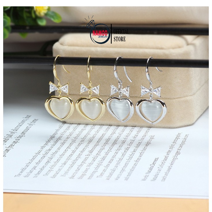 Khuyên Tai Nữ Bạc  T833 T834 Namoo Jewelry