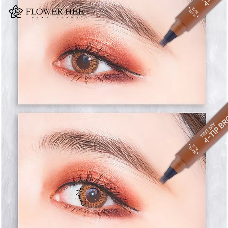 [Hàng mới về] Chì kẻ mày dạng lỏng 5 màu 4D thiết kế 4 ngàm kháng nước và mồ hôi phong cách Hàn Quốc | BigBuy360 - bigbuy360.vn